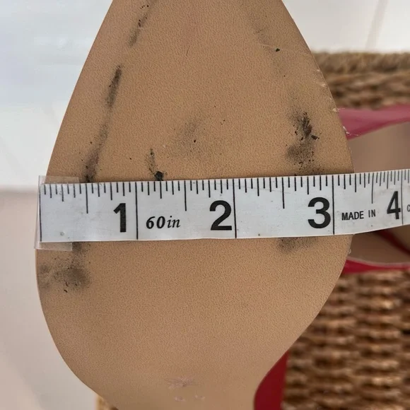 BCBGeneration Women’s‎ Holli Studded Leather Pumps Red with Gold Size 6.5M - Picture 11 of 12